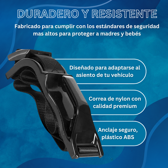 MamáSegura® Cinturón de seguridad Embarazadas para coche (20% Descuento 2ªUnidad)